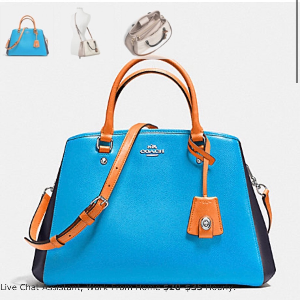 Coach MARGOT CARRYALL IN COLORBLOCK LEATHER (COACH F37248)